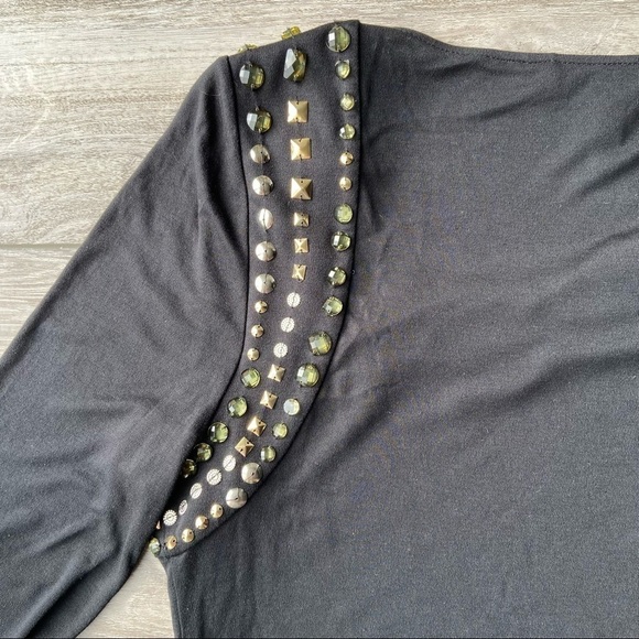 Bcbgmaxazria Beaded  Crowl Neck Dress - Picture 14 of 16